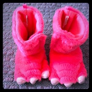 Fuzzy Monster Feet Slipper Boots